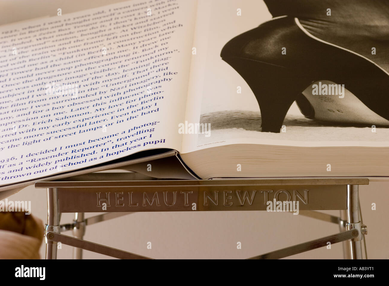 SPECIAL LIMITED EDITION LARGE BOOK OF HELMUT NEWTON S PICTURES WITH ITS