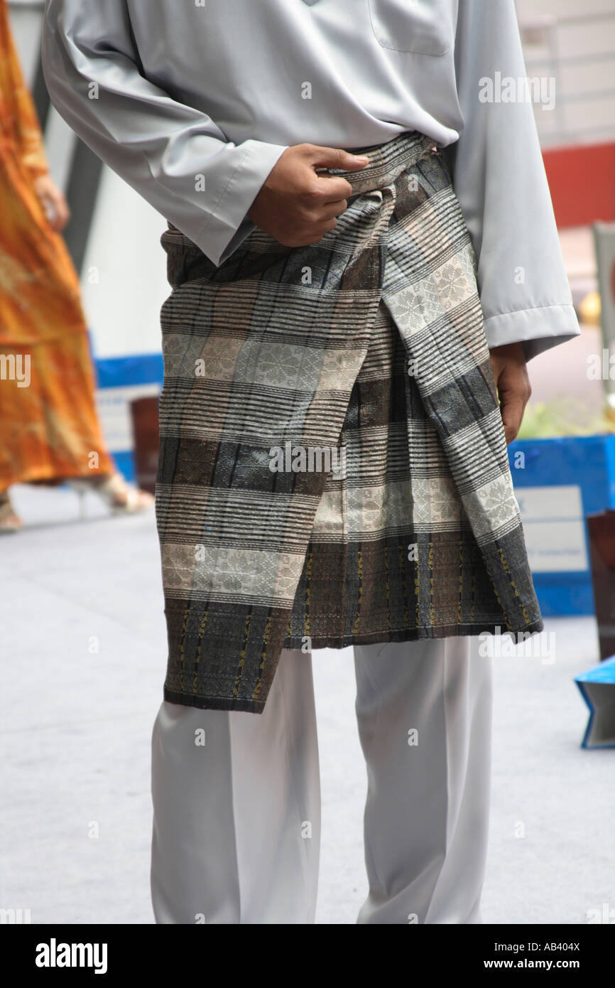 traditional Malay man's fashion Stock Photo Alamy