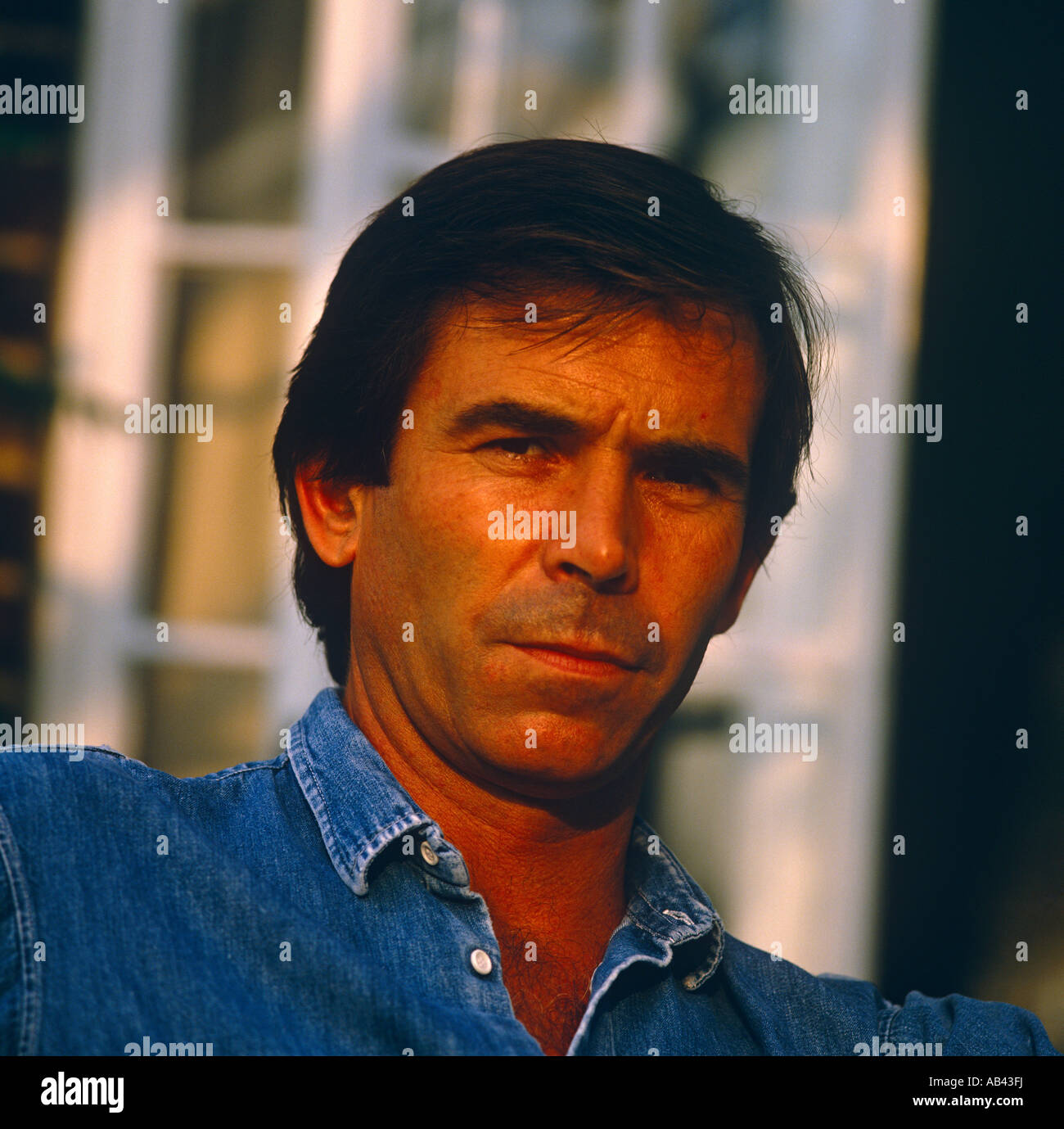 Man lifestyle outdoors Stock Photo