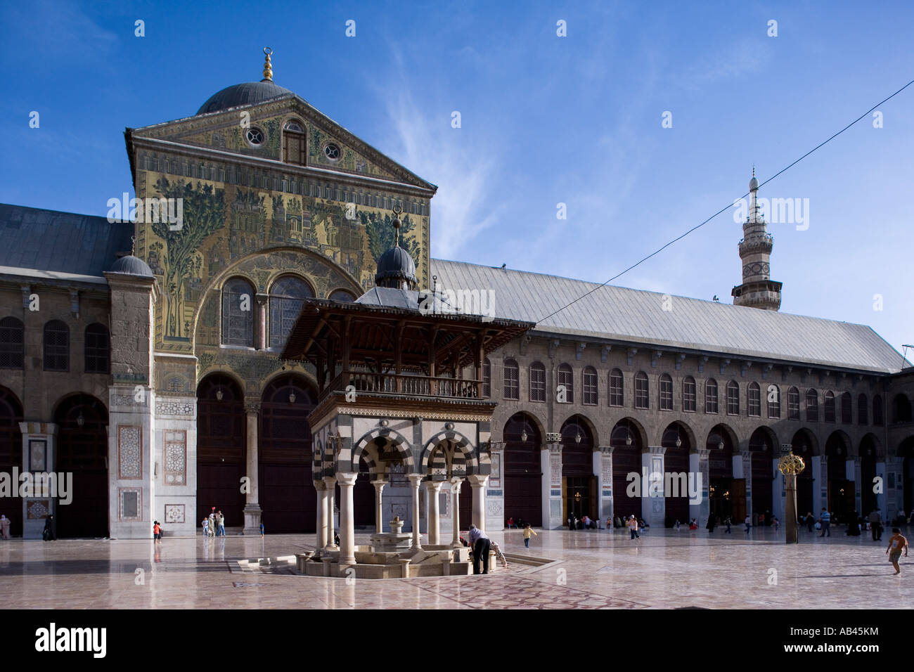 The Umayyad Mosque Damascus Stock Photo - Alamy