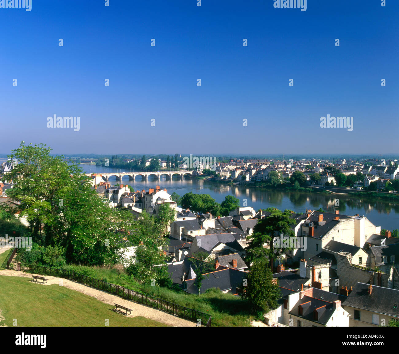 Samur Anjou Loire Valley France Stock Photo Alamy