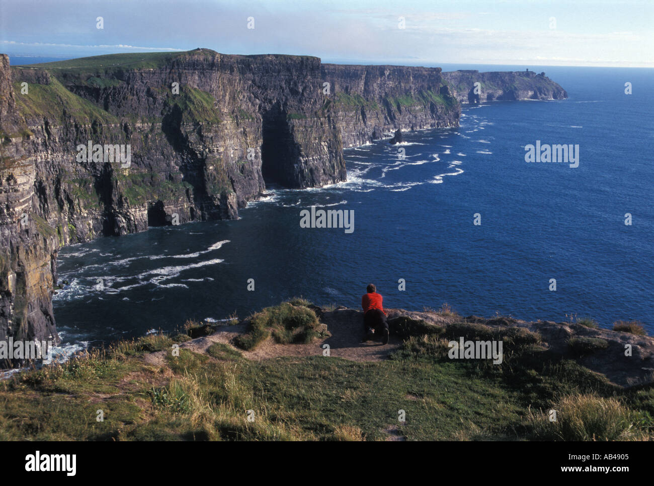 Klippen von Moher Irland Cliffs of Moher Ireland Stock Photo