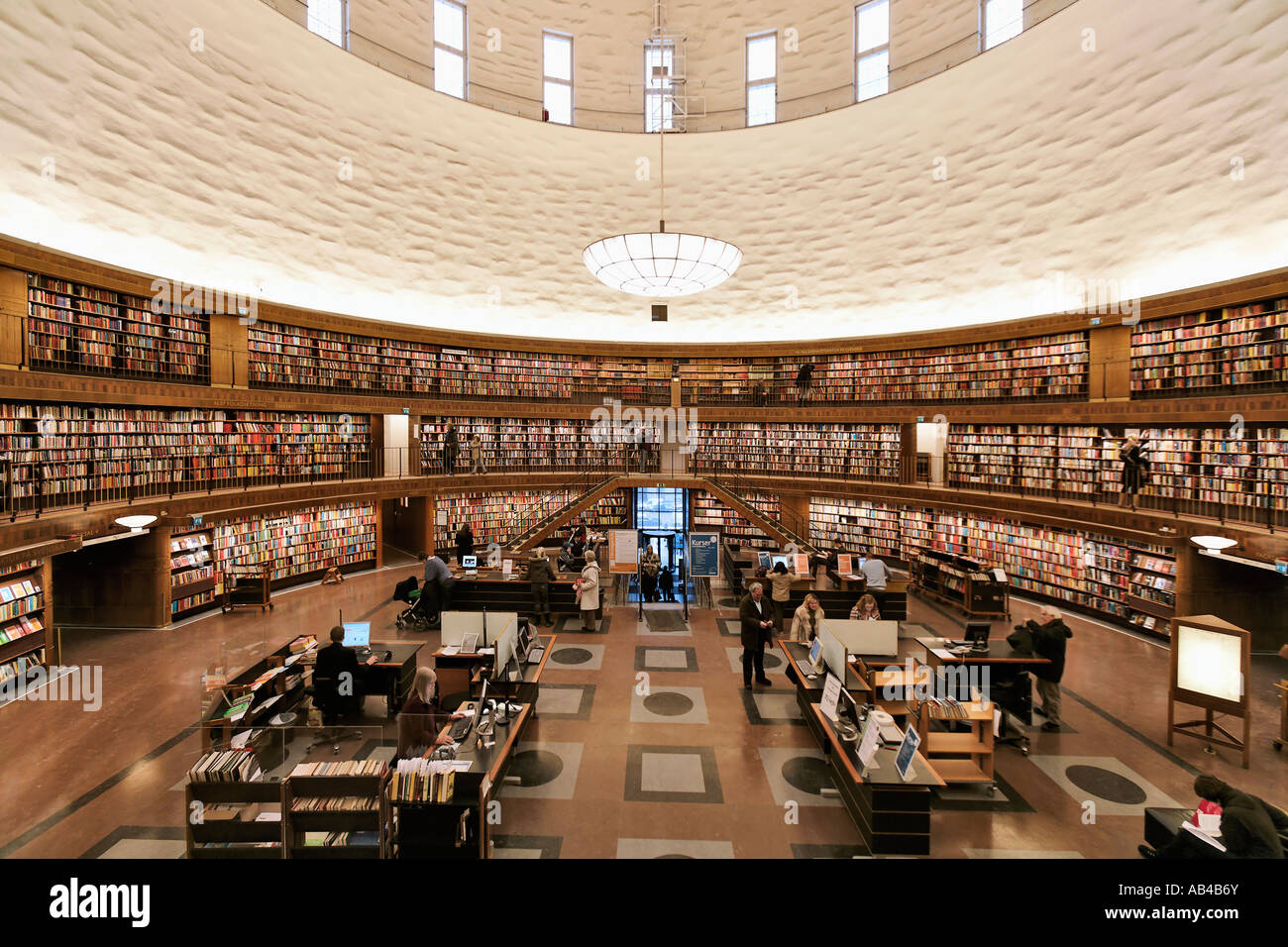 SWEDEN STOCKHOLM STOCKHOLM CITY LIBRARY ARCHITECT GUNNAR ASPLUND 1928