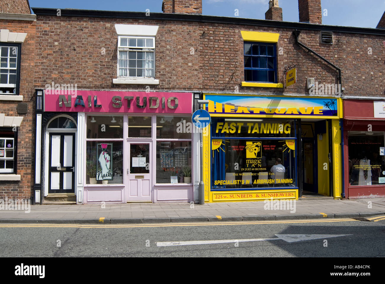 Vanity shops in Frodsham Street in the historic walled city of Chester