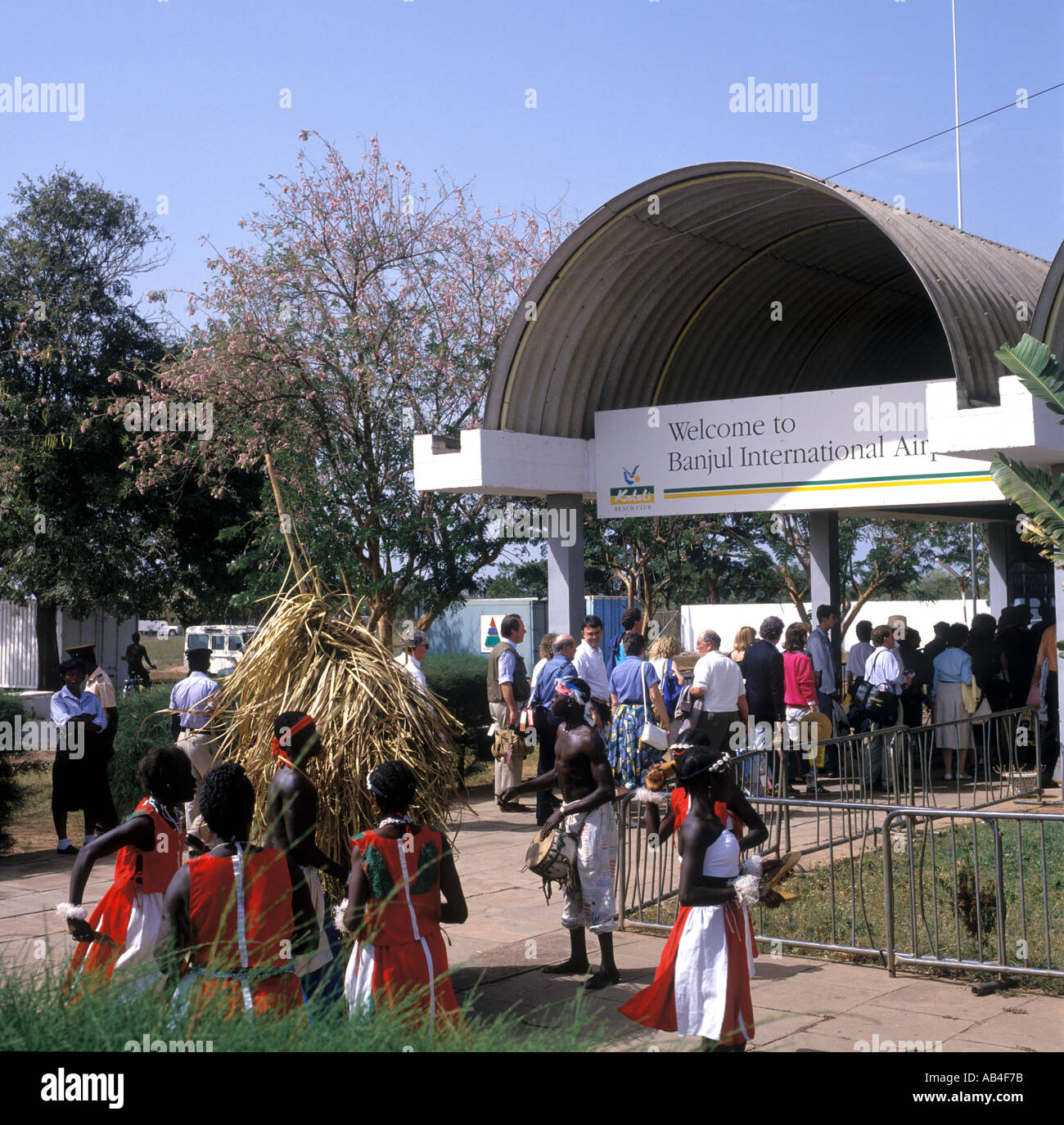 Former airport building Banjul The Gambia West Africa Stock Photo - Alamy