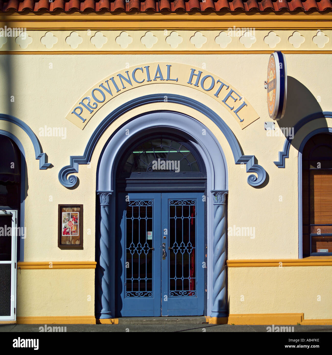 Provincial Hotel, Napier, New Zealand Stock Photo