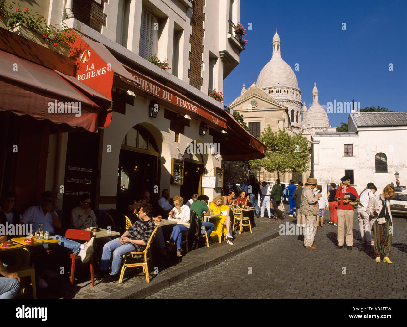 Montmartre, Artists' Quarter Stock Photo - Alamy