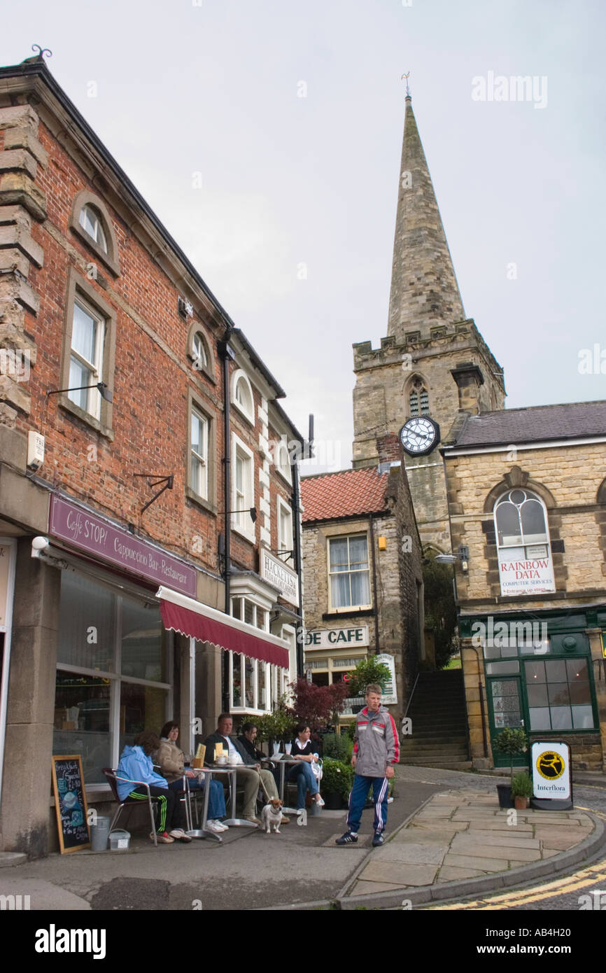 The town of Pickering Yorkshire Stock Photo Alamy