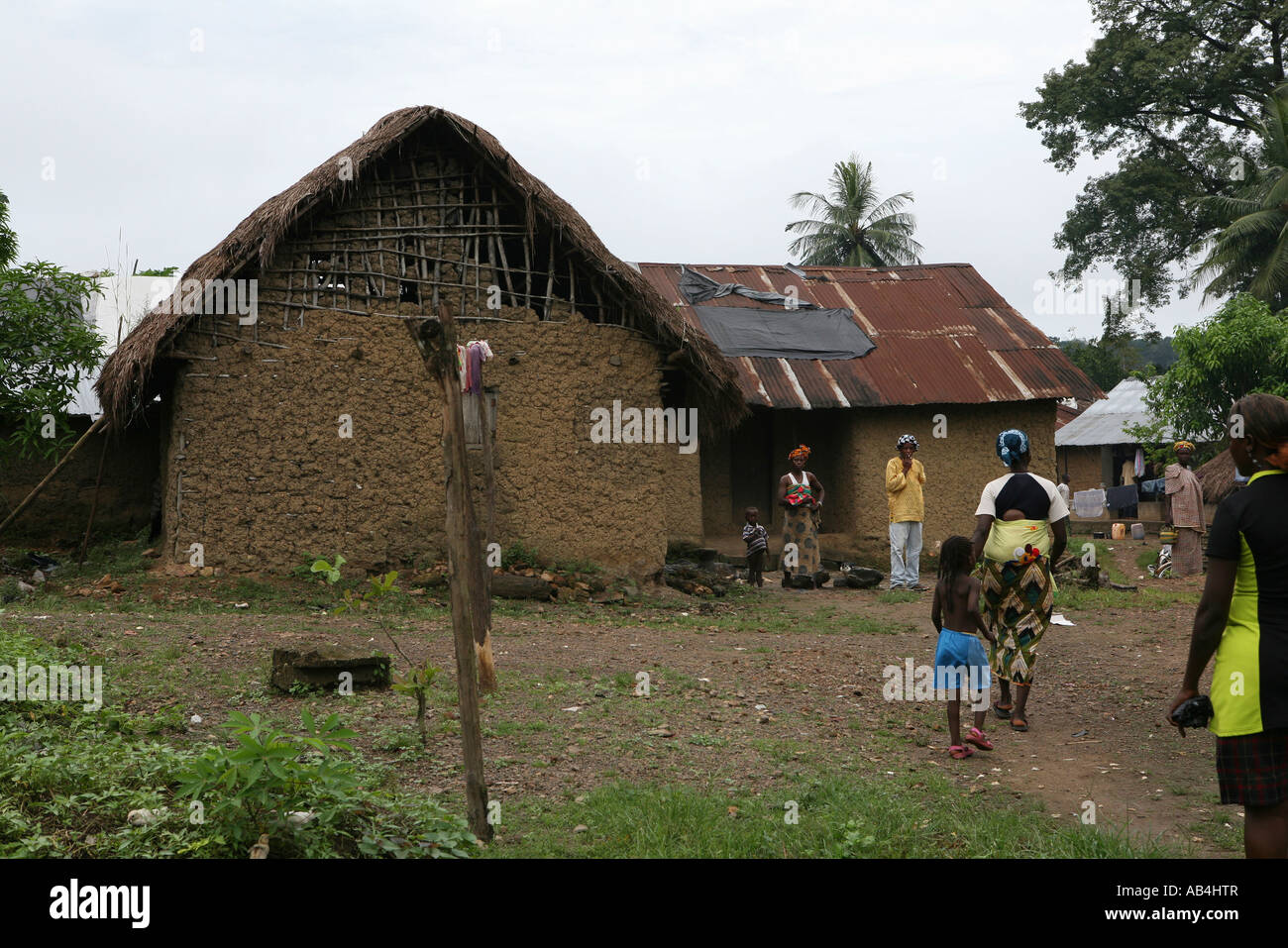 Poverty Sierra Leone Stock Photo Alamy