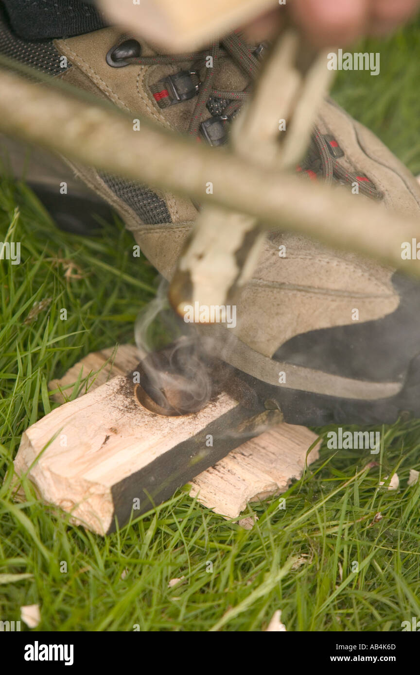 Friction fire hires stock photography and images Alamy