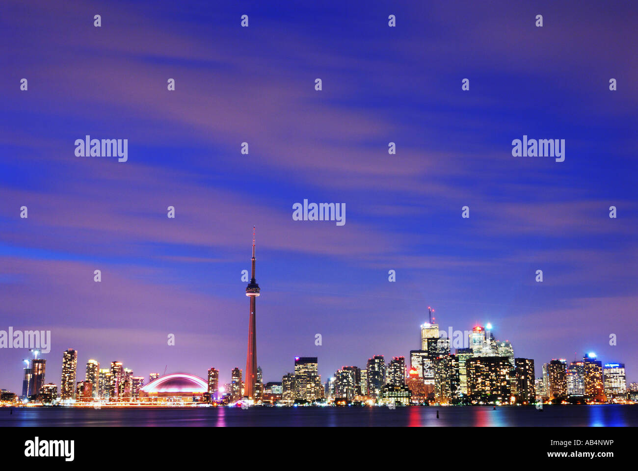 Toronto Blue Color Touch of blue city view hi-res stock photography and images - Alamy
