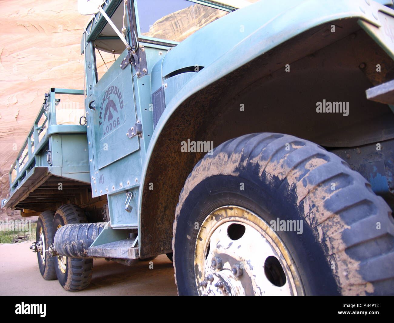 USA Arizona Canyon de Chelly National Monument Jeep Tour Stock Photo