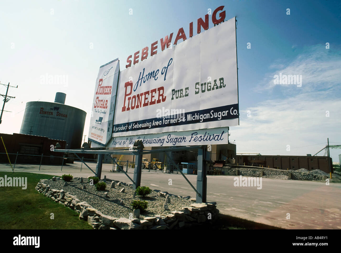 Sebewaing Michigan is the home of Pioneer Sugar Stock Photo Alamy