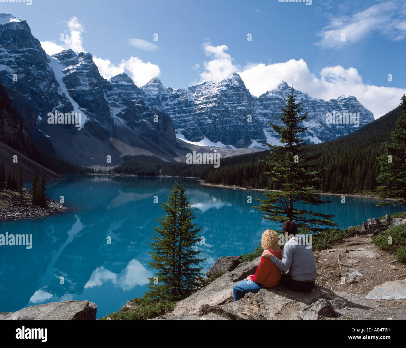 Banff National Park, Moraine Lake Stock Photo Alamy