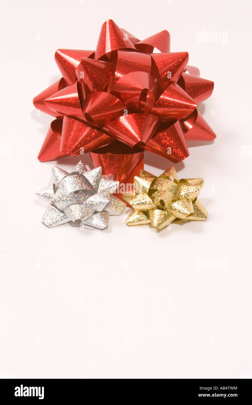 Red Ruffed Ribbon A Red Ribbon Stock Photo - Alamy