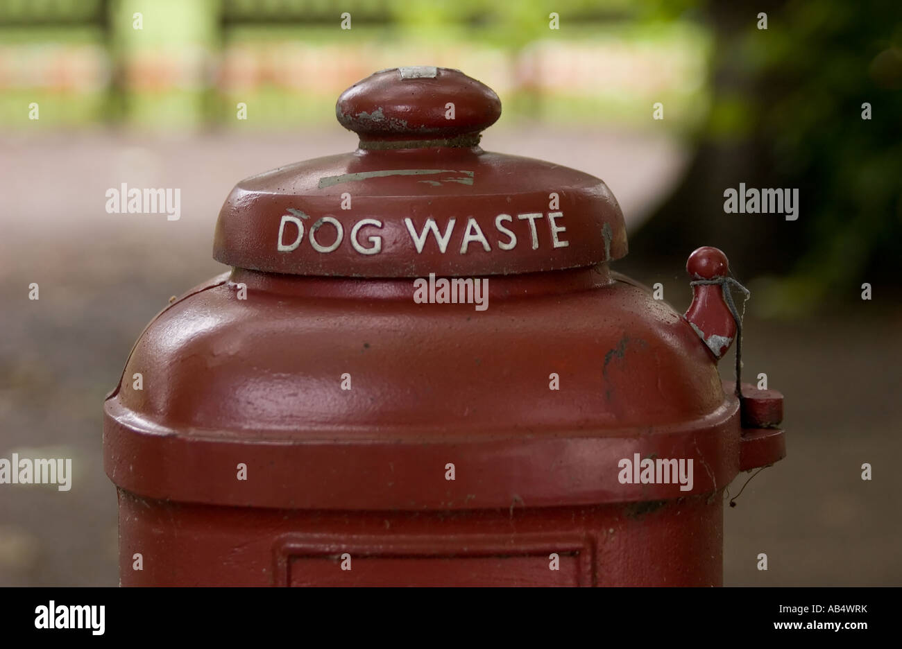 dog poop scoop waste bin Stock Photo Alamy