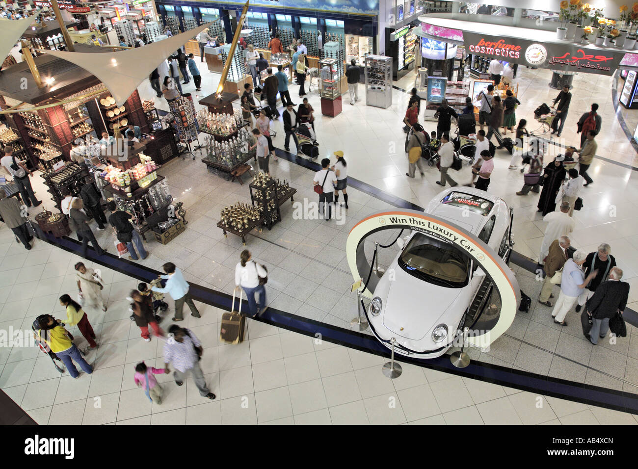 duty free shop in Dubai international airport Stock Photo Alamy