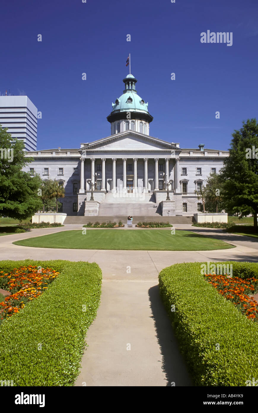 The State Capitol Building at Columbia South Carolina SC Stock Photo