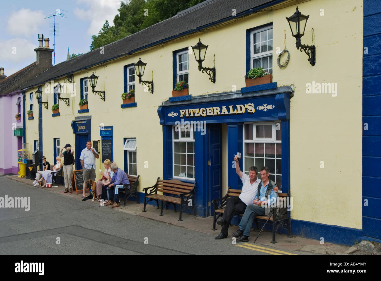 Ireland County Wicklow Avoca Fitzgerald's Pub location for television series Ballykissangel
