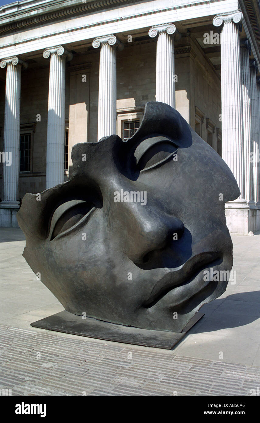Entrance to British Museum London England Stock Photo