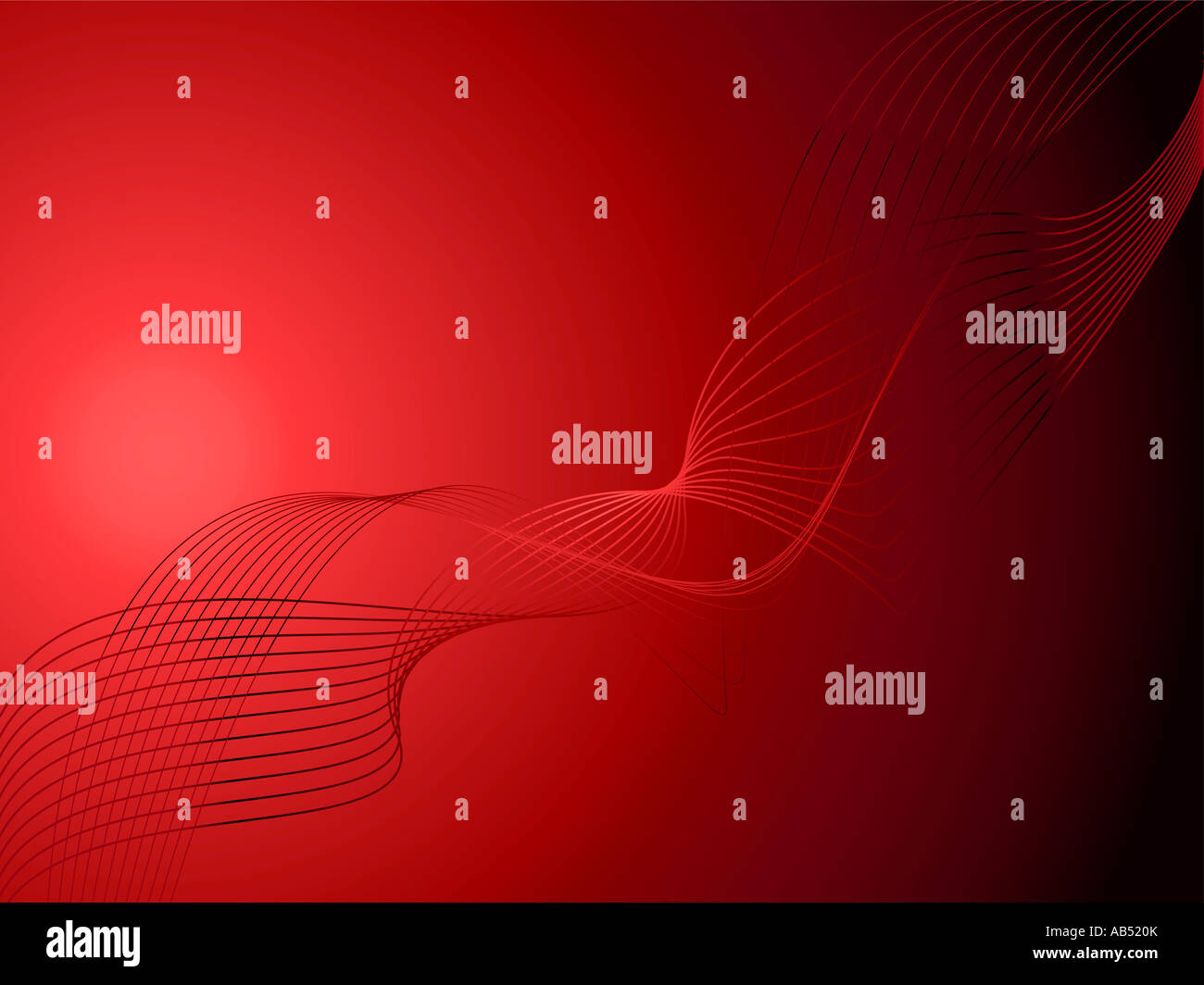 Abstract flowing red and black design with lines and a gradient ...