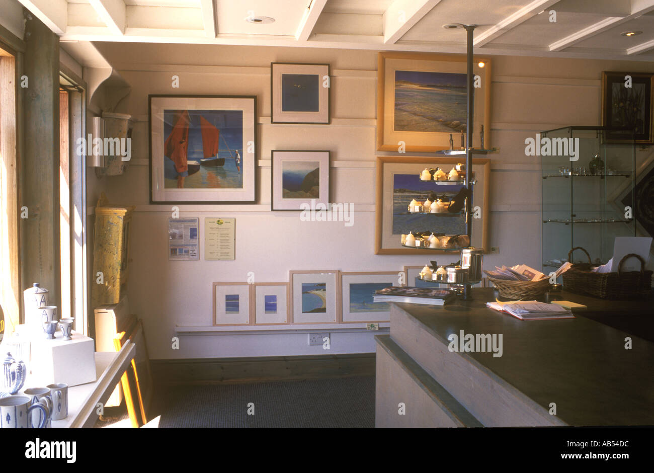 Gallery at New Grimsby on the island of Tresco Isles of Scilly Cornwall Stock Photo