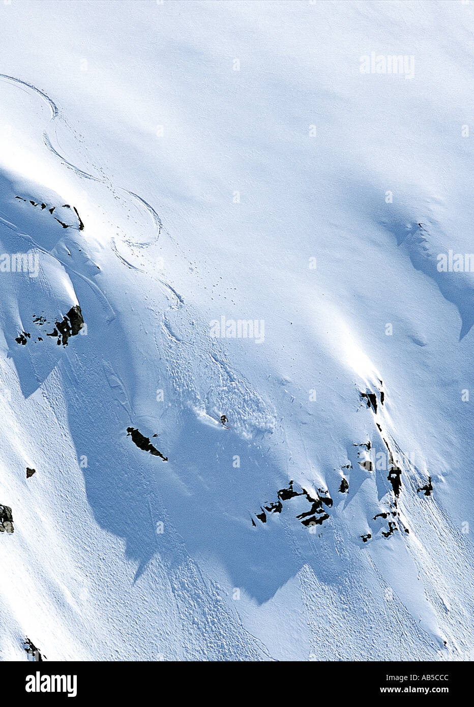 Skiing in the most extreme conditions in Haines Alaska USA Stock Photo Alamy