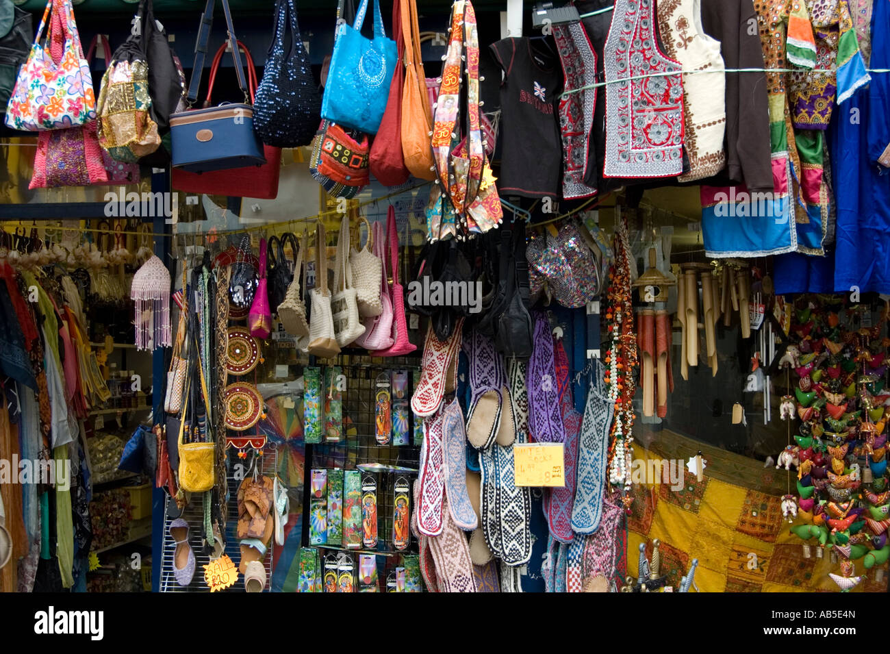 views of portobello road markets in london famed for clothes and new