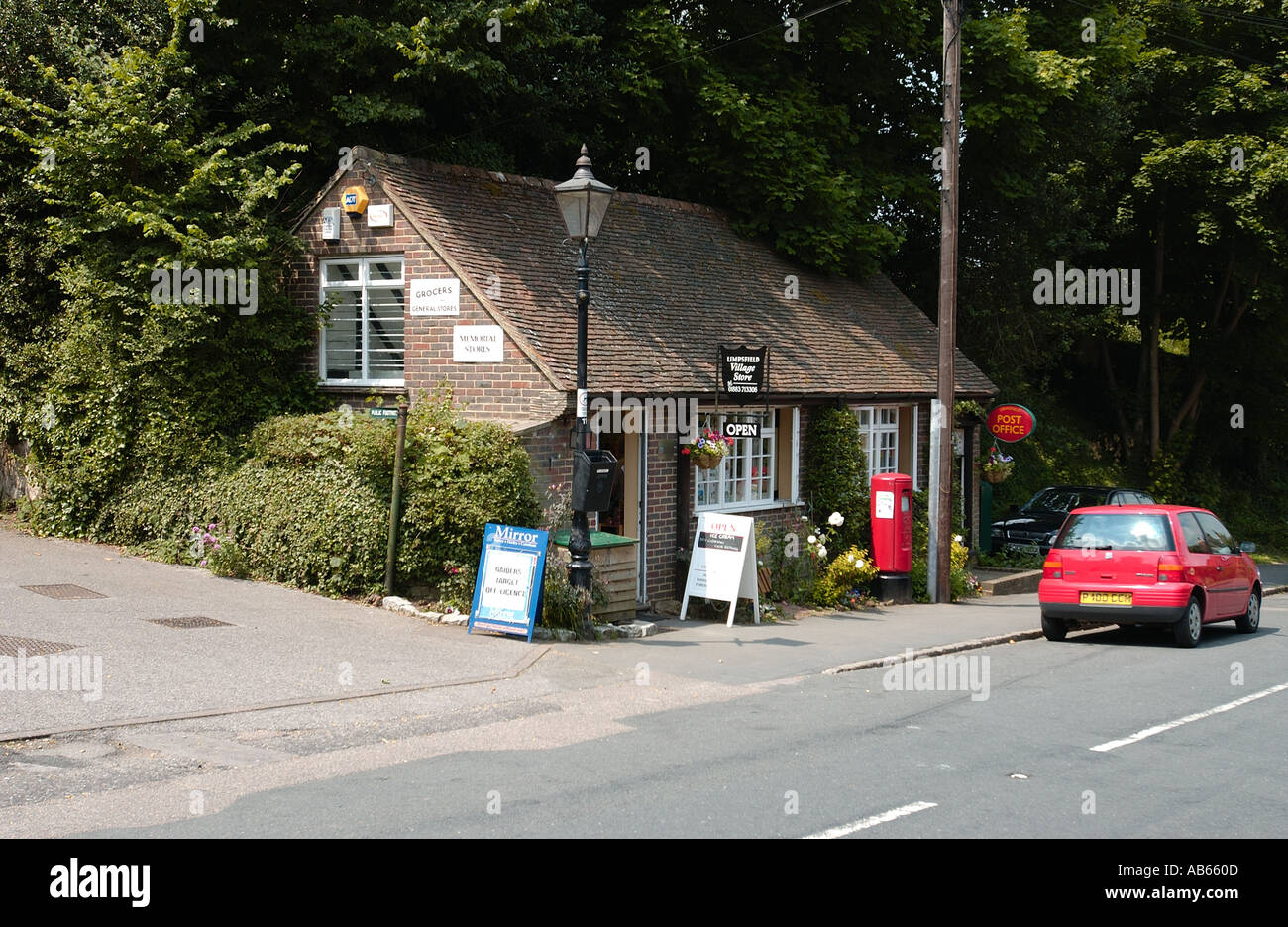 Village shop and post office Surrey England UK Stock Photo Alamy