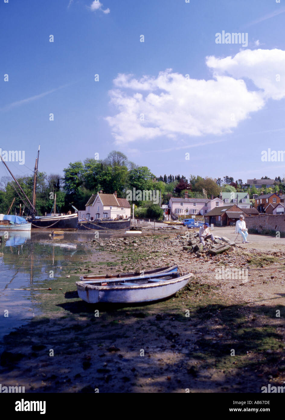 Pin Mill Ipswich Suffolk Stock Photo Alamy