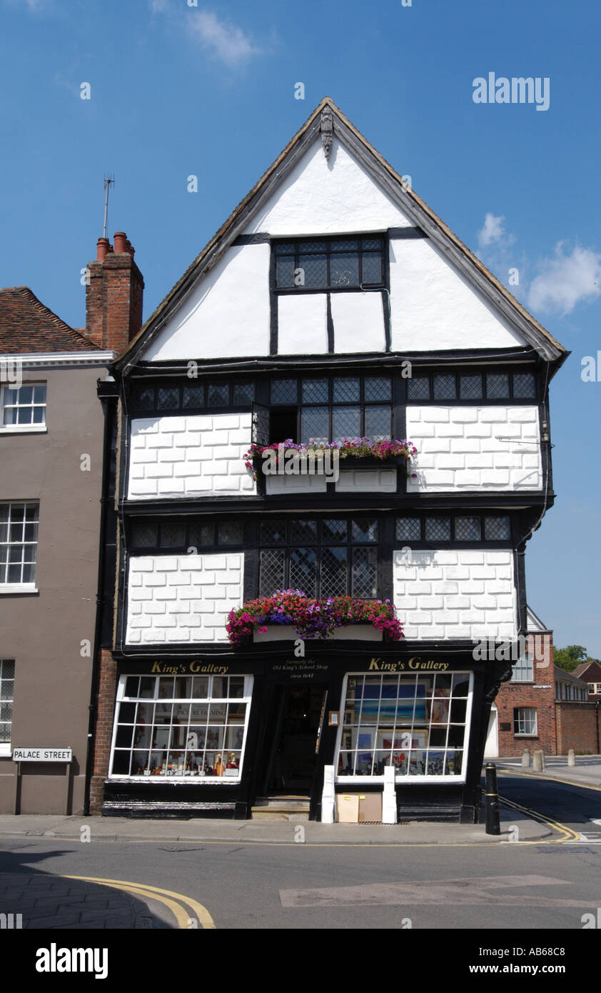 Timber frame building Canterbury Kent England Stock Photo Alamy