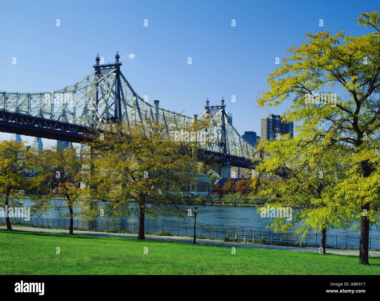 Queensboro Bridge in New York City USA Stock Photo Alamy