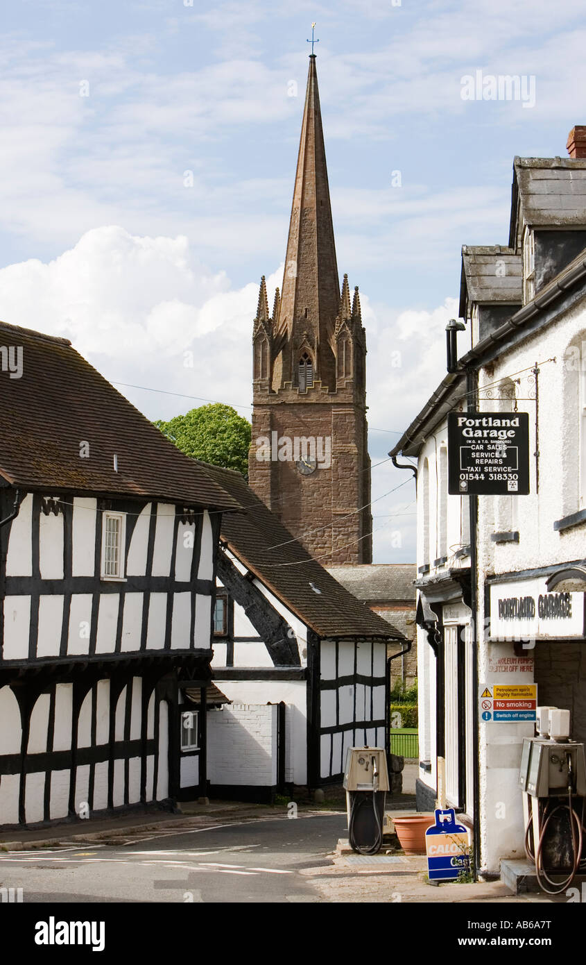 Village of Weobley Herefordshire UK May 2007 Stock Photo Alamy