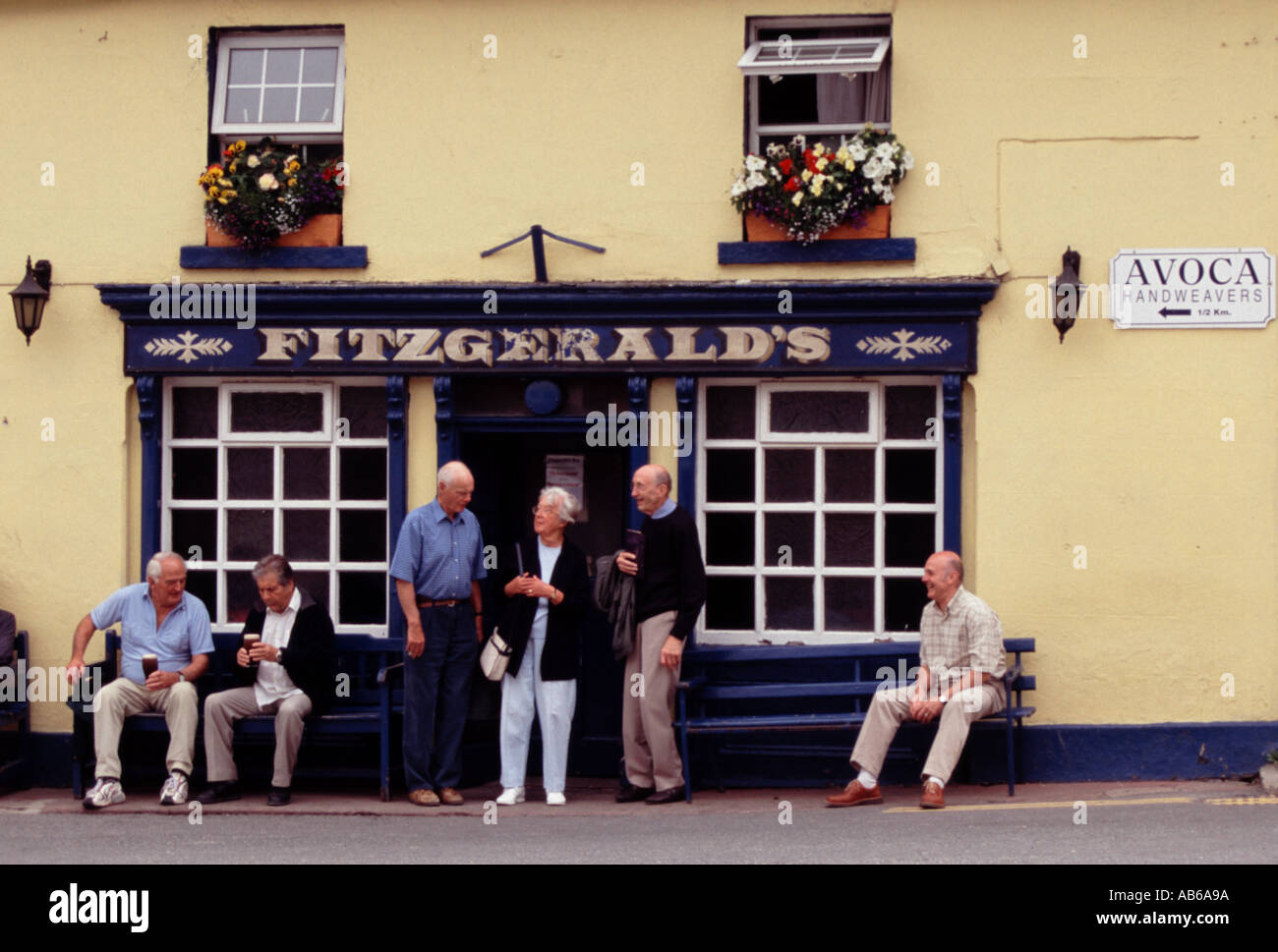 Fitzgeralds Bar Avoca Co Wicklow Ireland Ballykissangel Stock Photo Alamy