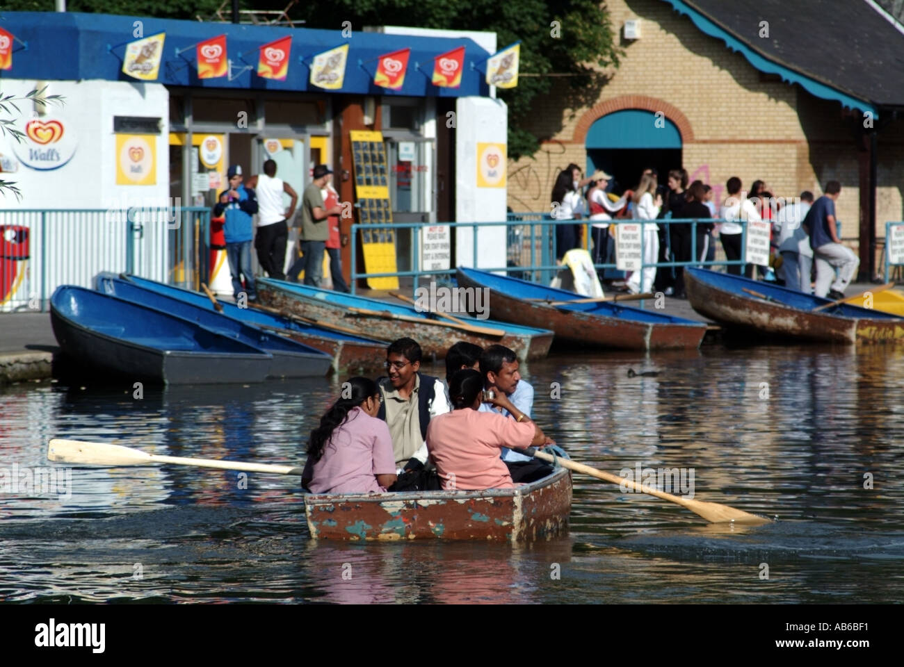 england london haringey muswell hill alexandra palace the highest point of north london the boating lake Stock Photo