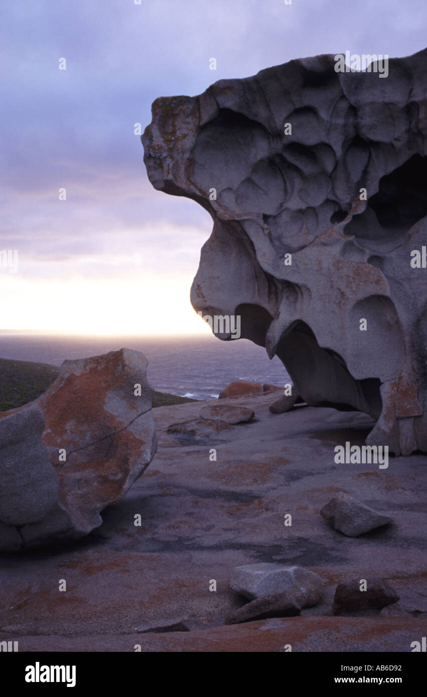 REMARKABLE ROCKS KIRKPATRICK POINT FLINDERS CHASE NATIONAL PARK KANGAROO ISLAND SOUTH AUSTRALIA Stock Photo