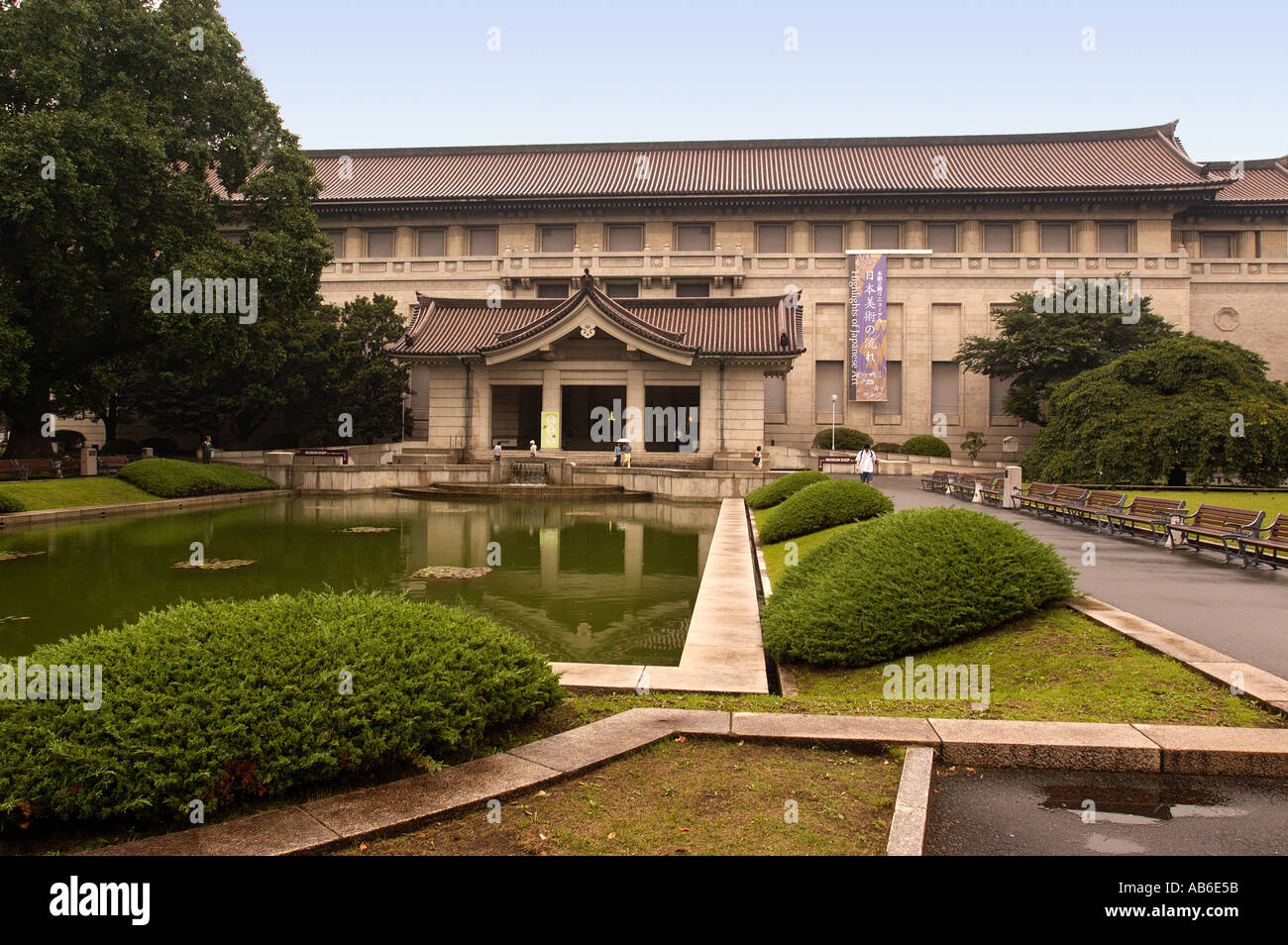 Tokyo National Museum in Ueno Park Tokyo Japan Stock Photo