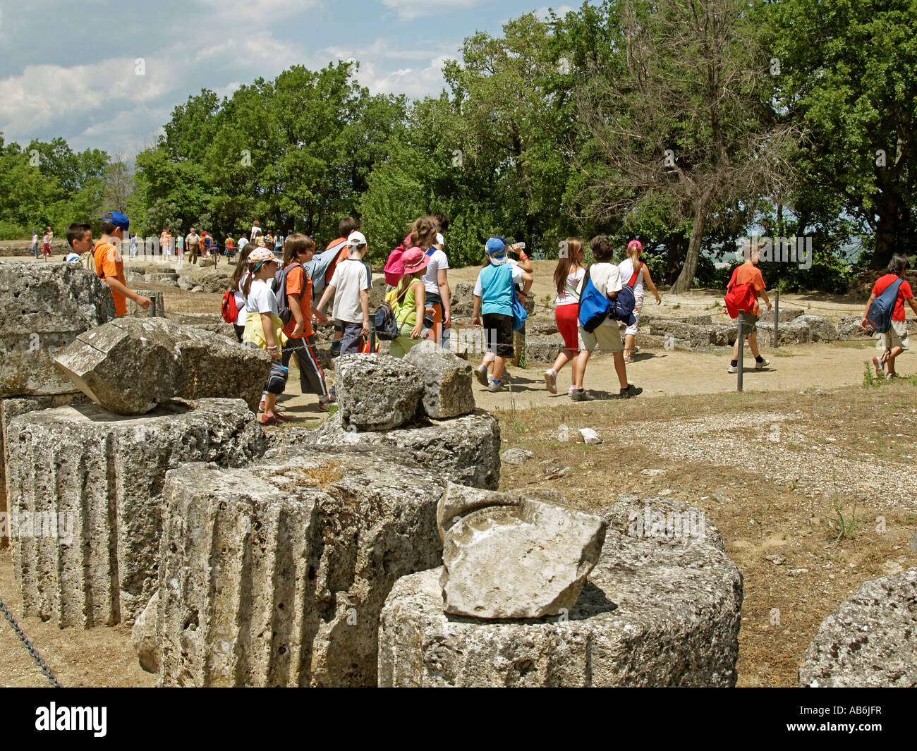 Greek school children hi-res stock photography and images - Alamy