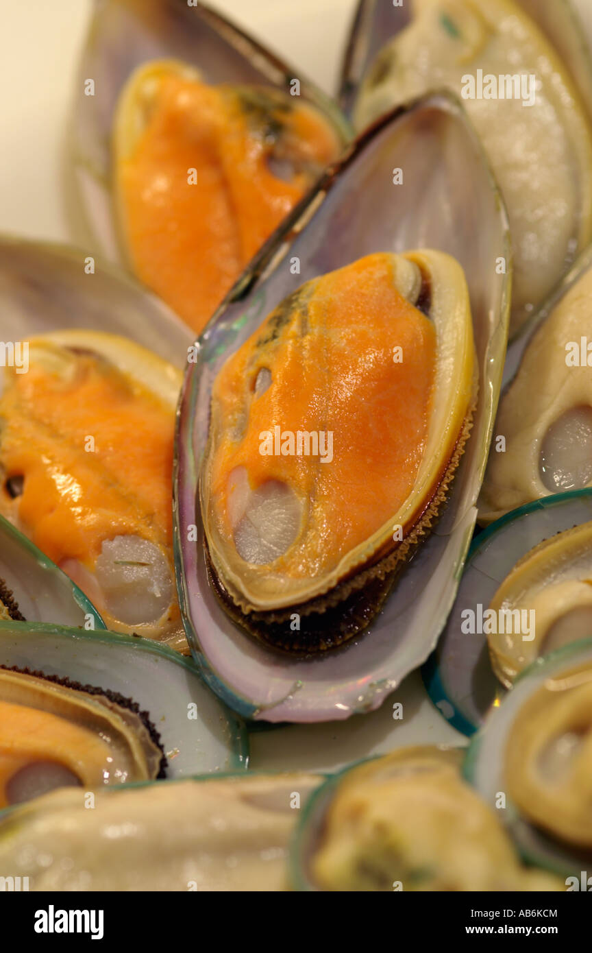 Cooked Mussels Stock Photo Alamy