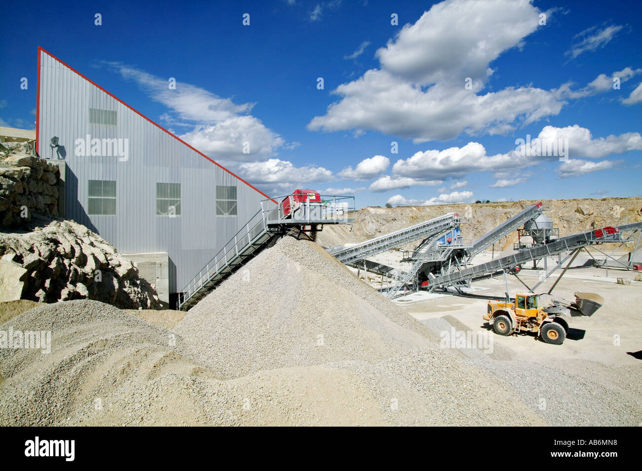 Stockpiling Factory Gravel Stockpile High Resolution Stock Photography and Images - Alamy