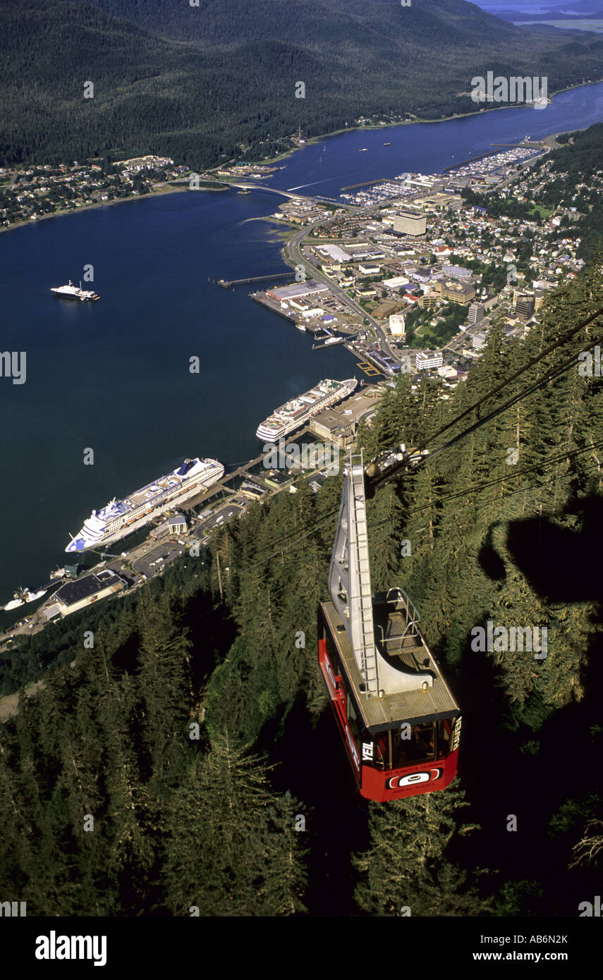 Mount Roberts Tramway Juneau Alaska USA North America Stock Photo - Alamy