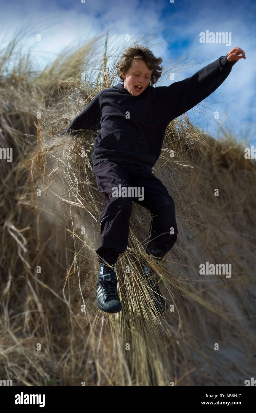 Boy falling down on hi-res stock photography and images - Alamy