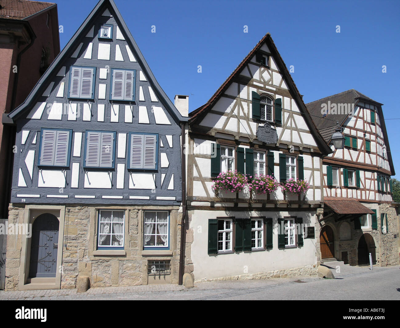 Schiller's birthplace in Marbach am Neckar Baden Wuerttemberg Germany Stock Photo