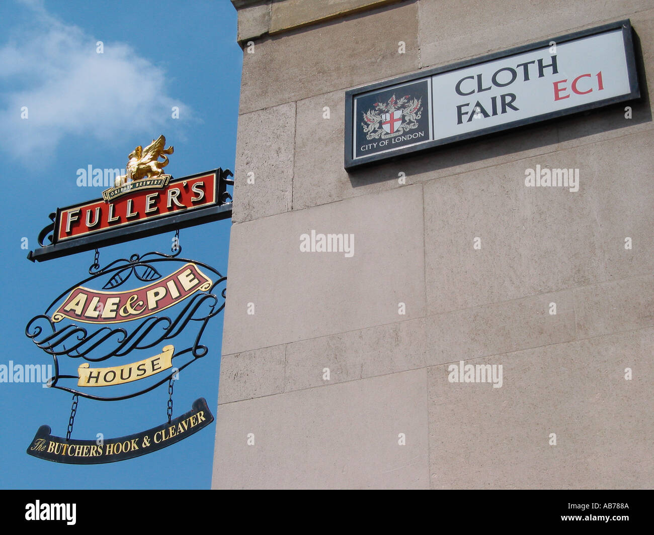 The Butchers Hook and Cleaver Ale and Pie House pub near Smithfield