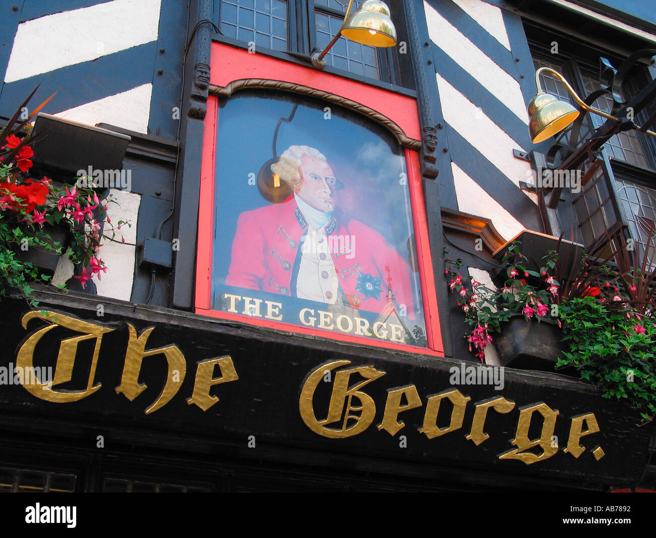 The George Pub near The Royal Courts of Justice, Strand, London, United Kingdom Stock Photo