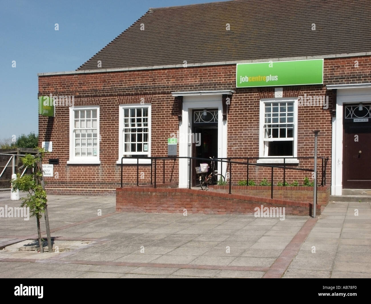 Rayleigh Job centre premises for checking employment vacancies Stock Photo