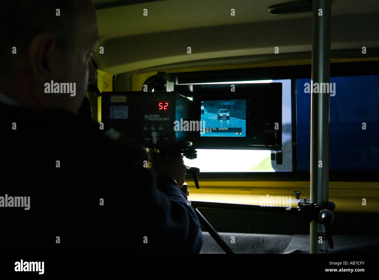 SPEED CAMERA THE LTI 20 20 LAZAR LASER DEVICE CAMBRIDGESHIRE SAFETY