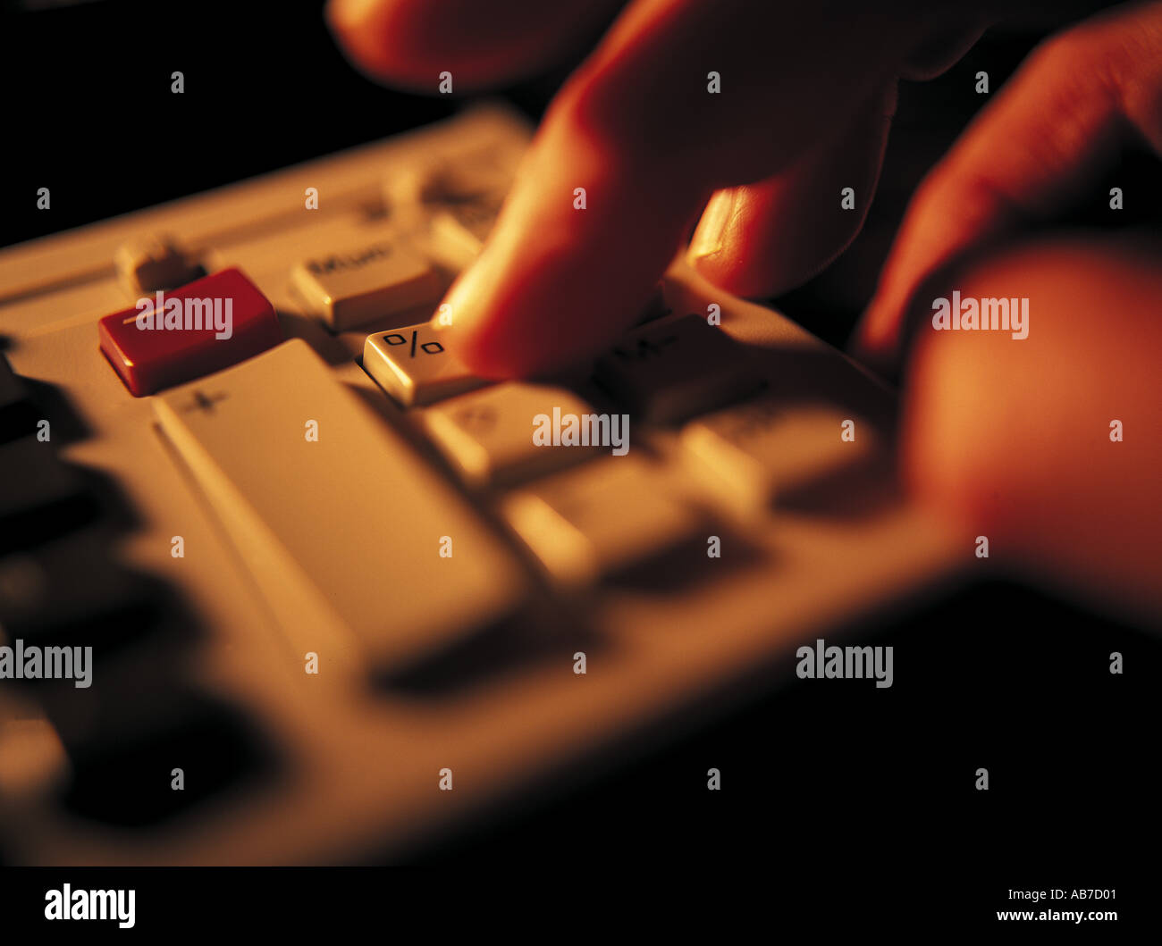 Calculator Stock Photo