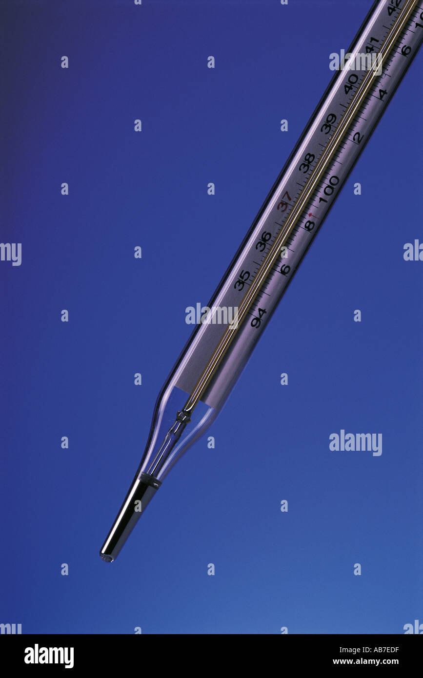 Blue thermometer hi-res stock photography and images - Alamy