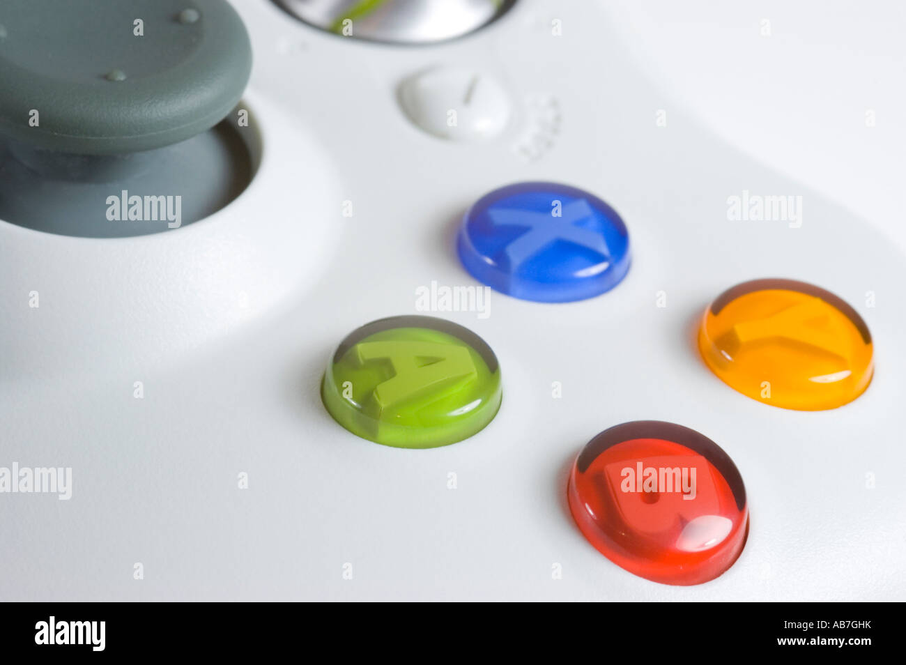 Close up of a Microsoft xbox 360 game console controller Stock Photo - Alamy